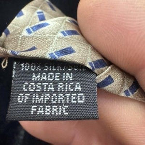 Bill Blass Neo Tie Mens Silk Classic Neckwear Patterned Made Costa Rica 3