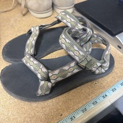 TEVA EXPLORE FLATFORM UNIVERSAL CROCHET PLATFORM SANDALS, Women’s 7 EUC