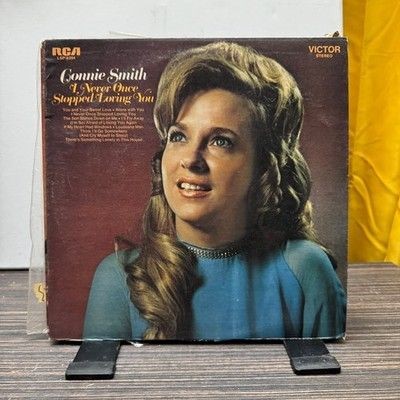 Connie Smith Vinyl LP I Never Once Stopped Loving You Black 12 Inch Used RCA