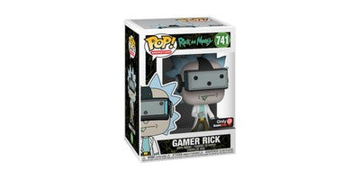 Funko Pop Gamer Rick Vinyl Figure #741 New Free Protector