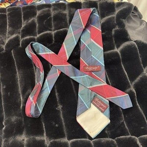 Countess Mara Tie Mens Plaid Pattern Classic Neckwear Pre-Owned Good 3