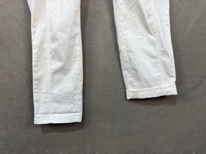 White House Black Market Women Casual White Embellished Pants Size 4 Pre-Owned 5