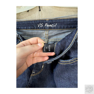 VS Pencil Skinny Women's Jeans Size 6 Dark Wash Stretch 2