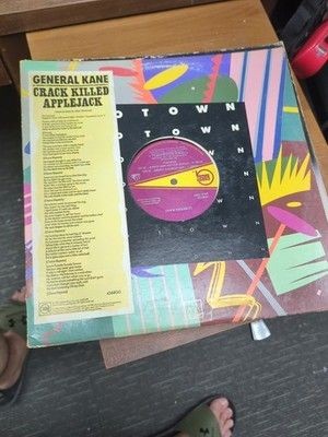 General Kane Crack Killed Applejack (1986) 12" Vinyl Gordy 4568GG 2