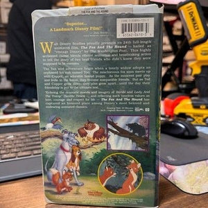 The Fox and the Hound Walt Disney Classic VHS Movie Animated Film 2