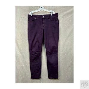 LOFT Curvy Skinny Women's Jeans Size 28 Dark Wash 1