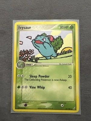 The Pokémon Company Ivysaur 34/100 Crystal Guardians Uncommon Regular Eng HP 80 1