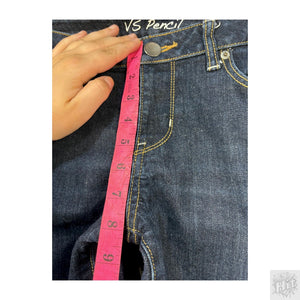 VS Pencil Women's Skinny Jeans Dark Wash Blue Size 6 Pre-Owned Slim Fit 4