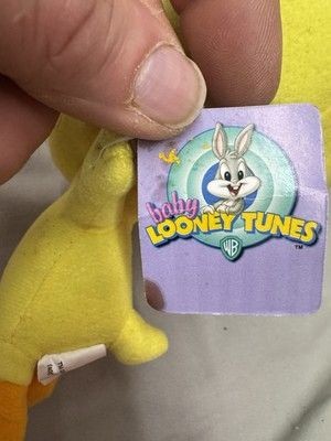 Nanco Looney Tunes Tweety Bird Baby Stuffed Plush Vintage 10 Inch Used 5