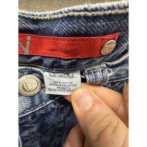 Vokal Jeans Mens 36x31 Blue Baggy Skater Patchwork Wide Leg Denim Hip Hop Y2K 5