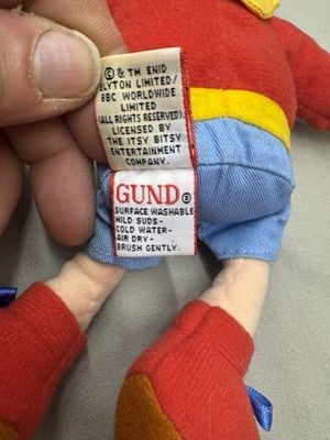 Noddy Plush Elf by Gund Stocking Hat stuffed plush toy 11"
