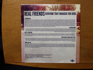 REAL FRIENDS EVERYONE THAT DRAGGED YOU HERE LP BLACK NUMBERS BN-040 2013 3