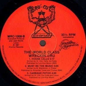 World Class Wreckin Cru House Calls 12 Inch Vinyl Record Used 3