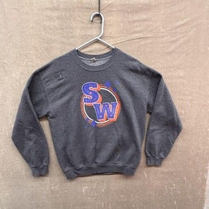 Gildan Sweatshirt Mens Large Dark Gray Heavy Blend Crewneck Pullover Pre-Owned 1