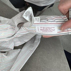 Brooks Brothers Shirt Mens Large Striped Button Down Non Iron Classic Dress Shir 4