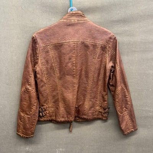 Vintage Y2K LORD & TAYLOR Brown Jacket Size 2 Vegan 4