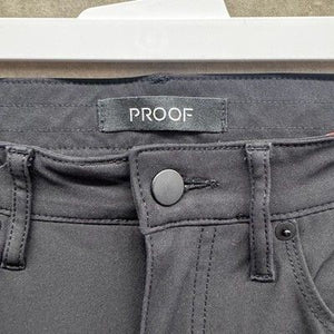 Mens Black Slim Fit Performance Stretch Casual Travel Tech Pants 32x41 Pre-owned 1