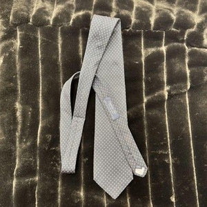 Herbert Johnson Key Tie Silk Necktie Mens Classic Geometric Print Saks Fifth Ave 2