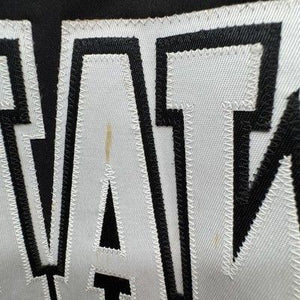 Varsity Spirit Pullover Jacket Womens Medium Black White Cheer Warm Up Raglan 2