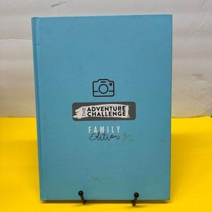 The Adventure Challenge Family Edition Scratch Off Activity Book Blue Hardcover 2
