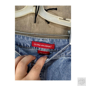 Gloria Vanderbilt Cropped Women's Jeans Size 10 Light Wash Cuffed 2