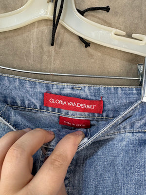 Gloria Vanderbilt Women's Jeans Size 10 Light Wash Cropped Relaxed Fit Pre-Owned 2