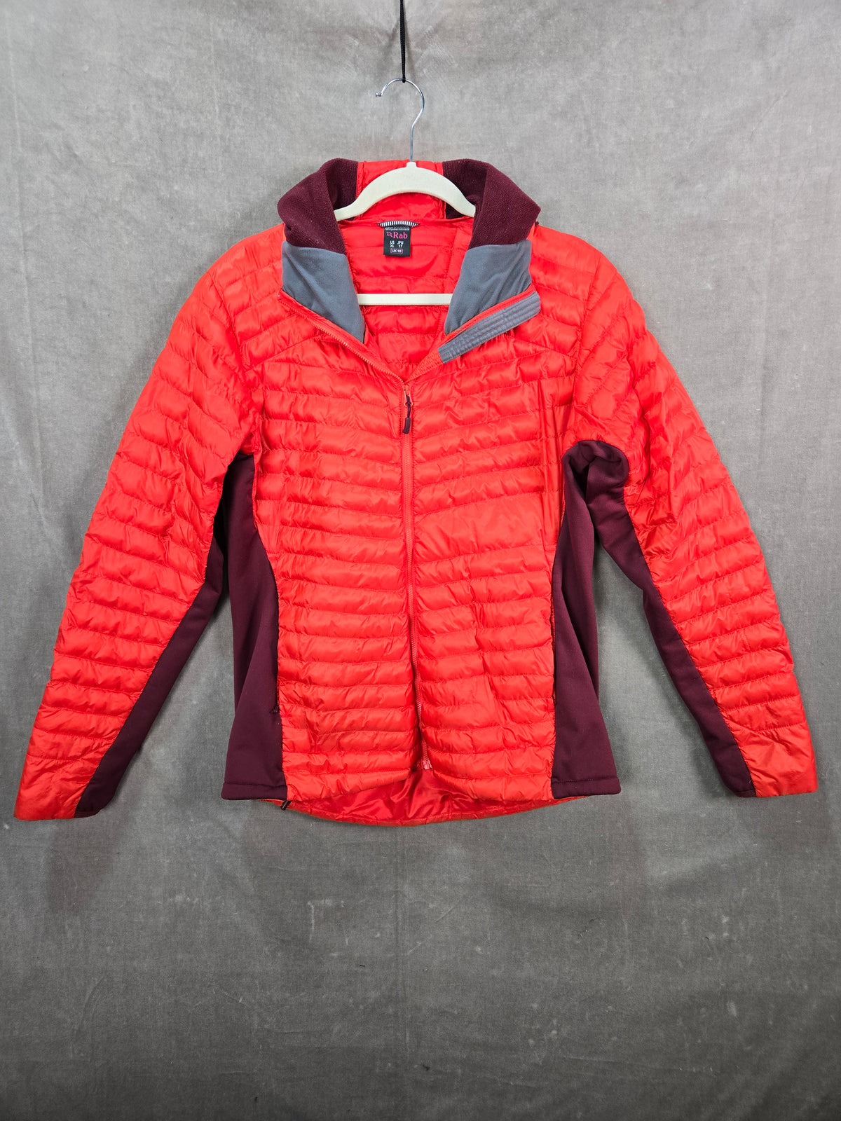 Rab Women's Red Cirrus Flex 2.0 Hooded Insulated Jacket Size XL