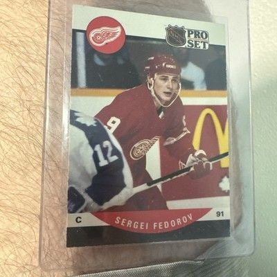 Sergei Fedorov #604a 1990-91 Pro Set Stats
