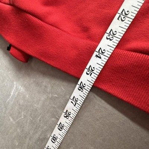 SHEIN Curve Hoodie Womens 1XL Red Spider Web Graphic Sweatshirt Halloween Pre-Ow 5