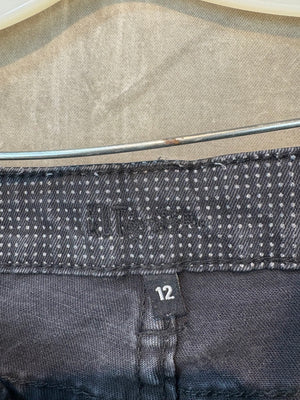 Calvin Klein Dress Pants Black White Polka Dots Size 12 Excellent Used Condition 2