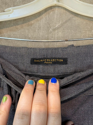 Dalia-Collection Dress Pants Gray Size 4P Good Condition Stretch Fabric 2