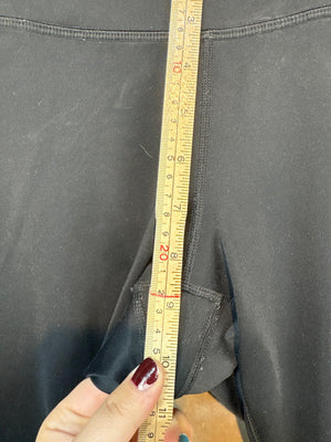 Nike Leggings Black Women Size M Athletic 82% Polyester 18% Spandex Excellent Us 5