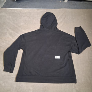 Black Hoodie Long Sleeve Hooded Fall Winter Jacket Short Fleece Good Condition 1