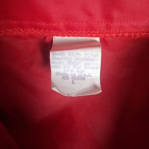 BONDO Brand Opuq Unisex Red Logo Windbreaker Jacket Snap Front Size M Y2K 4
