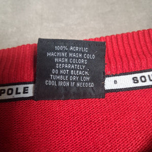 Southpole Men's Red White Blue Striped Knit Polo Shirt Size XXL 3