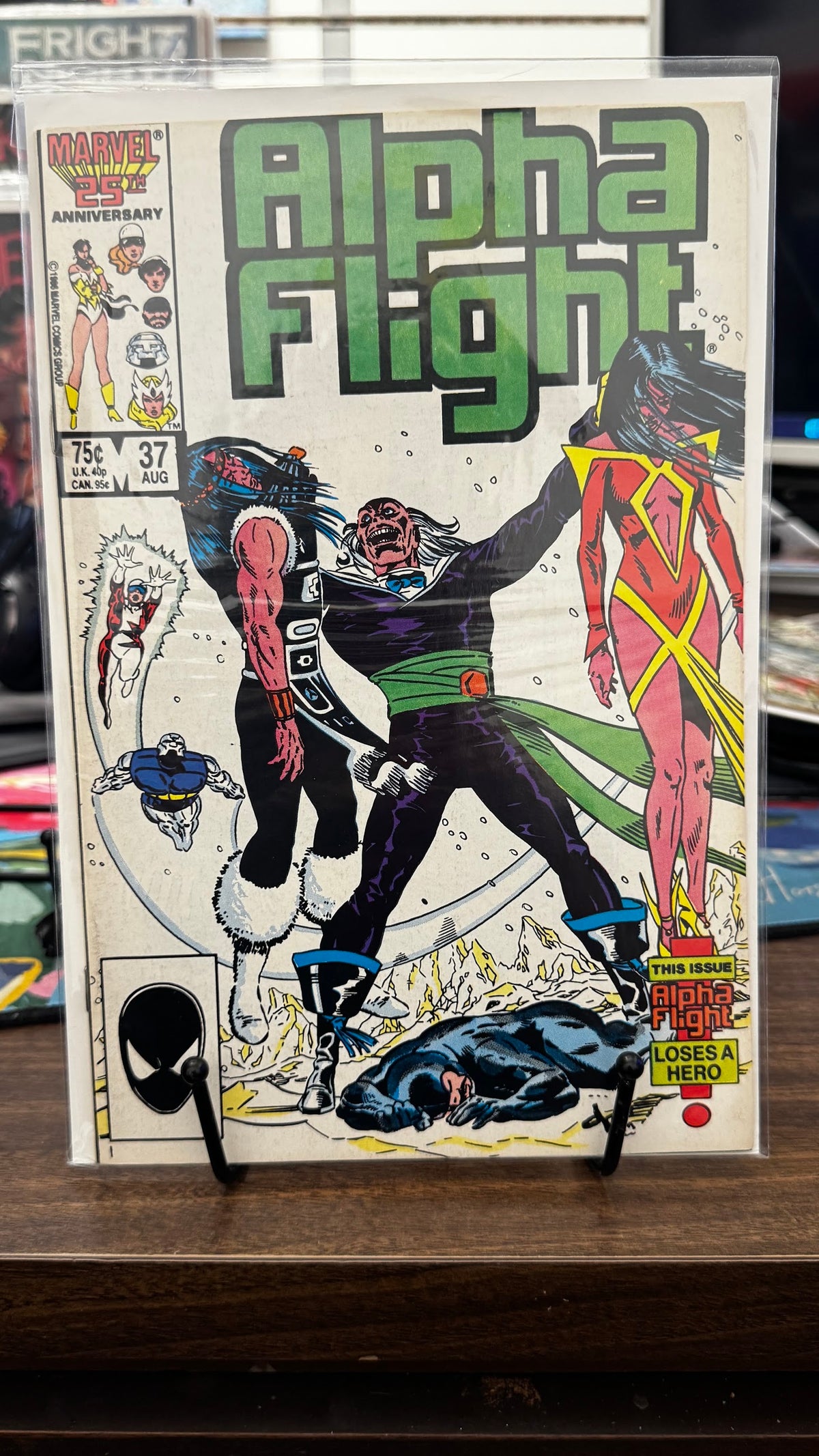 Alpha Flight (1st Series) #37 (1986) Marvel FN+ 6.5 Copper Age Dave Ross Cover