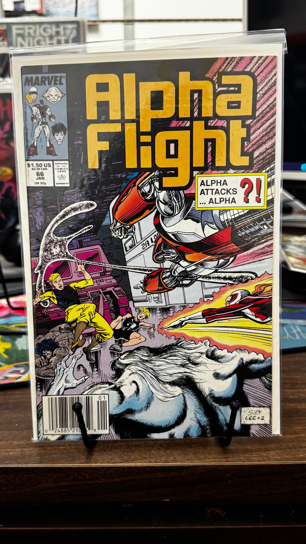 Alpha Flight (1st Series) #66 (1989) Marvel VF 8.0 Copper Age Jim Lee Cover