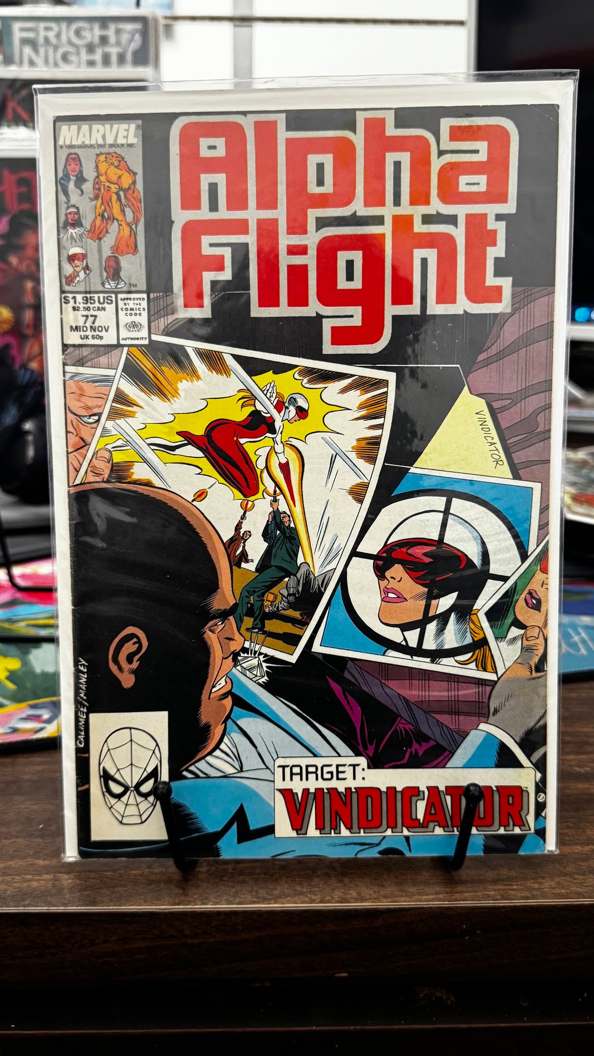 Alpha Flight (1st Series) #77 (1989) Marvel VF 8.0 Copper Age John Calimee Cover