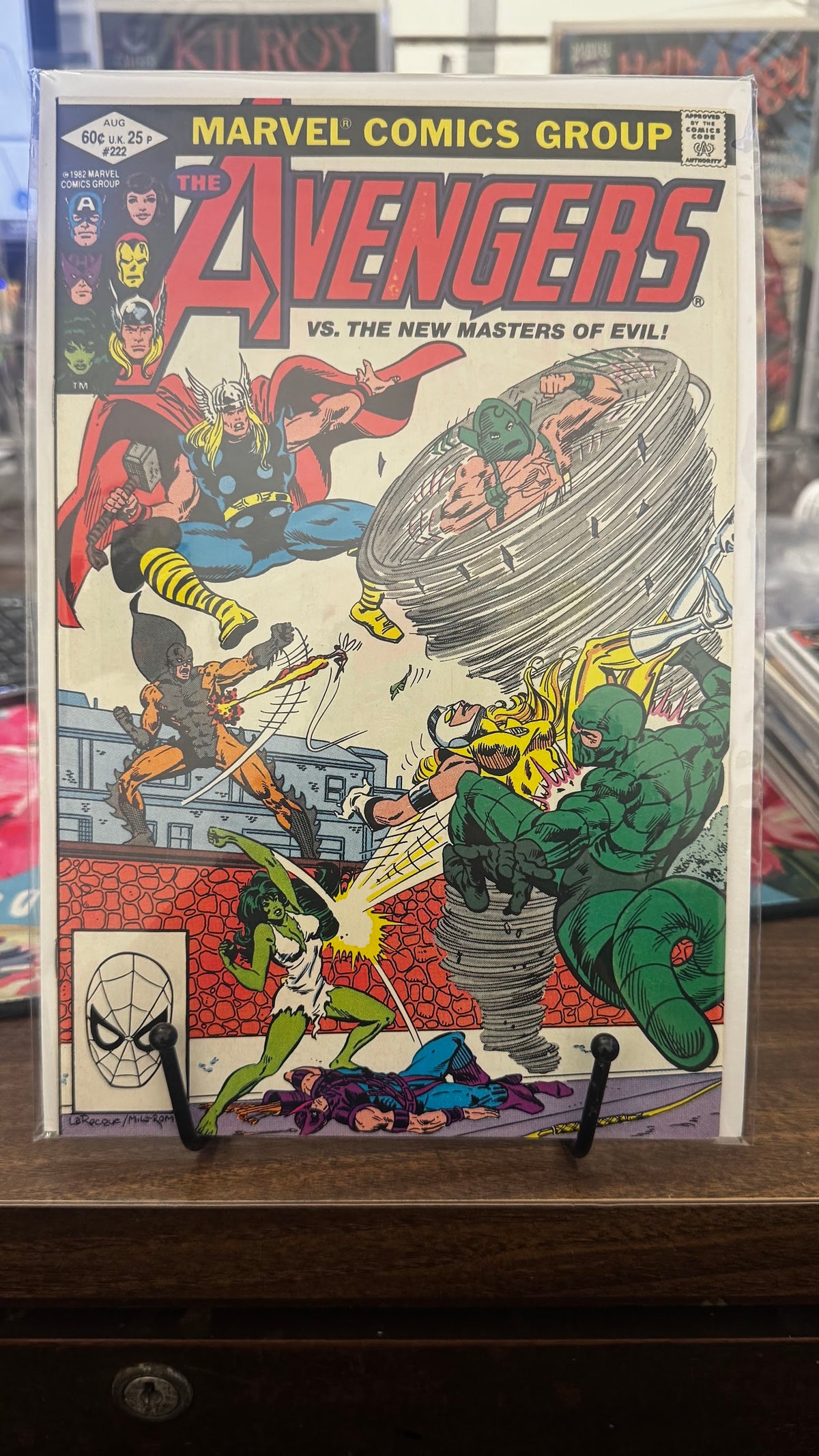 The Avengers #222 (1982) New Masters of Evil roster led by Egghead: Moonstone