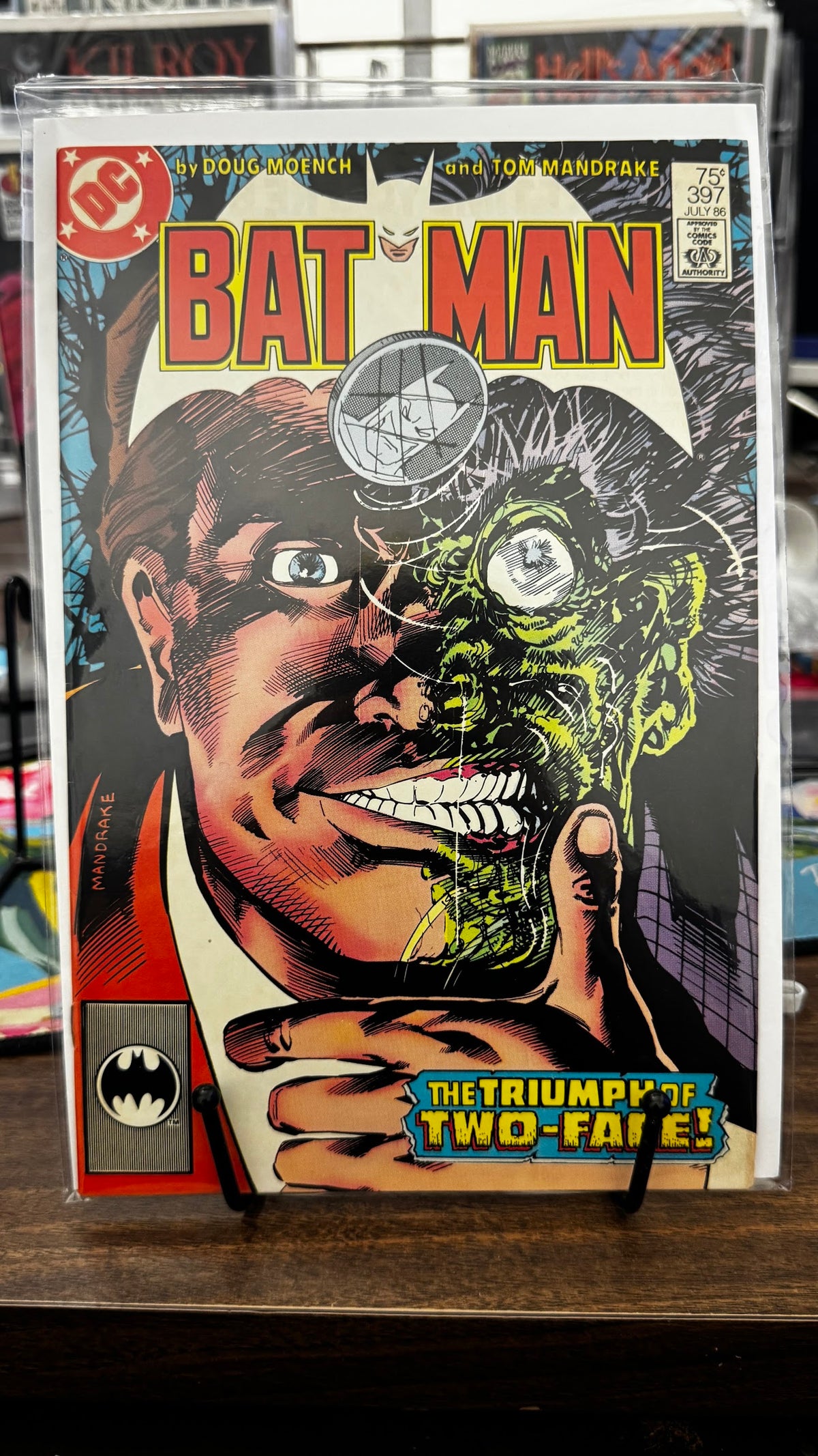 Batman #397 (1986) DC VF+ 8.5 Copper Age Tom Mandrake Cover Doug Moench