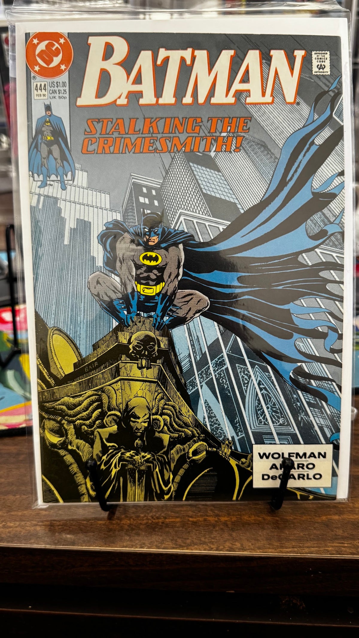 Batman #444 (1990) 2nd App Crimesmith (Raya) DC VF+ 8.5 Copper Age Marv Wolfman