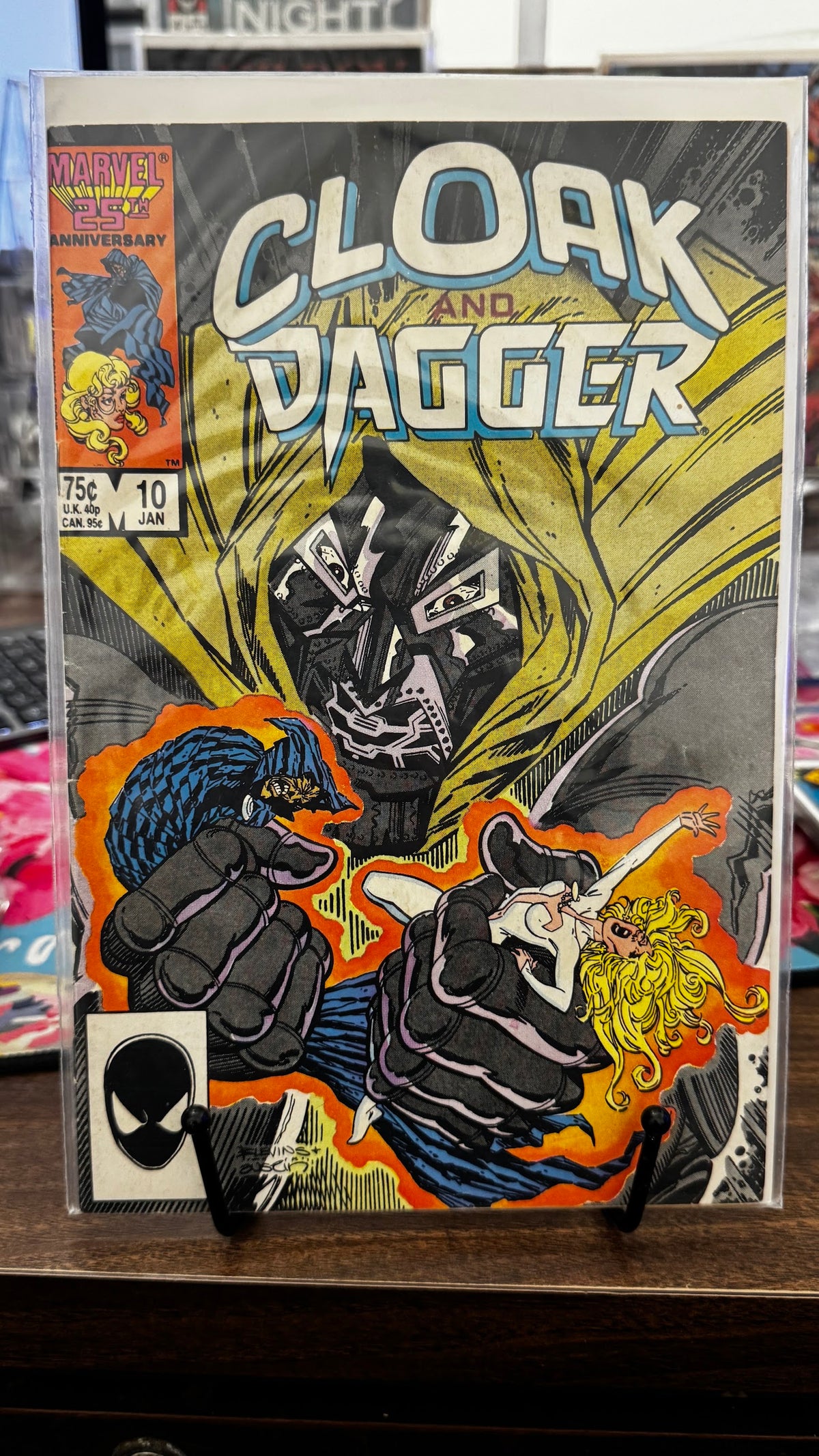 Cloak & Dagger #10 (1986) Marvel FN/VF 7.0 Copper Age Bret Blevins Cover