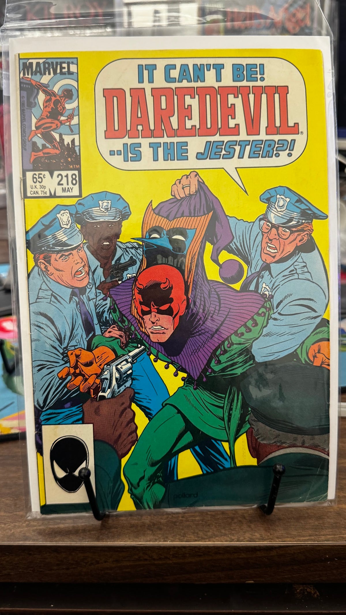 Daredevil #218 (1985) Marvel FN/VF 7.0 Bronze Age Canadian Price Variant