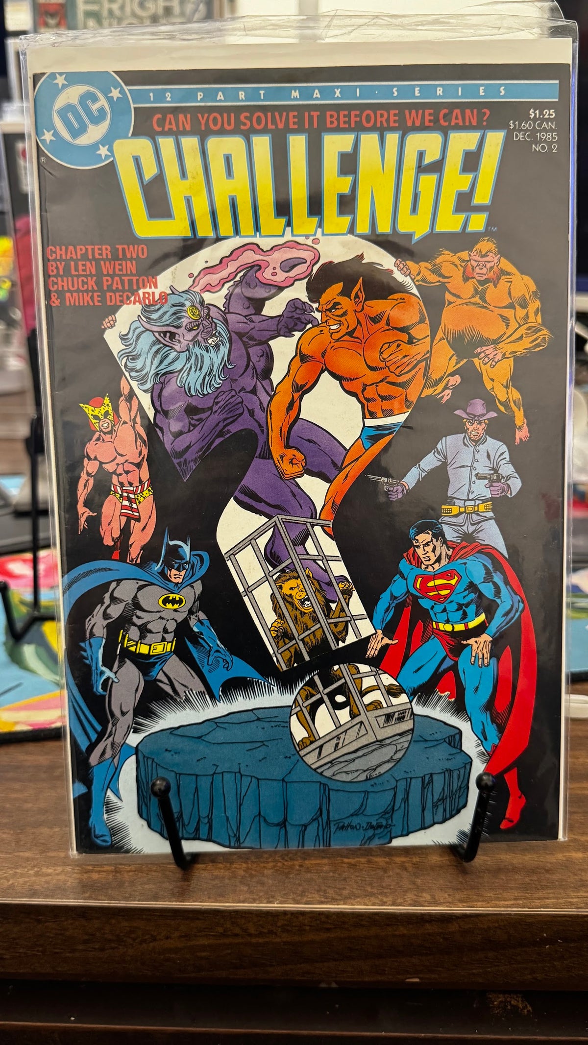 DC Challenge #2 (1985) VF 8.0 Bronze Age Chuck Patton Cover Len Wein Superhero