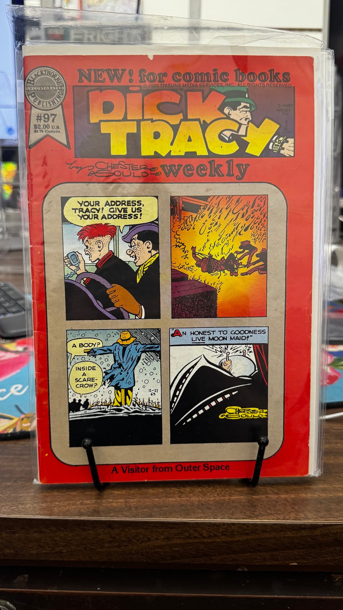 Dick Tracy Weekly #97 (1989) 1st App Moon Maid Blackthorne FN- 5.5 Copper Age