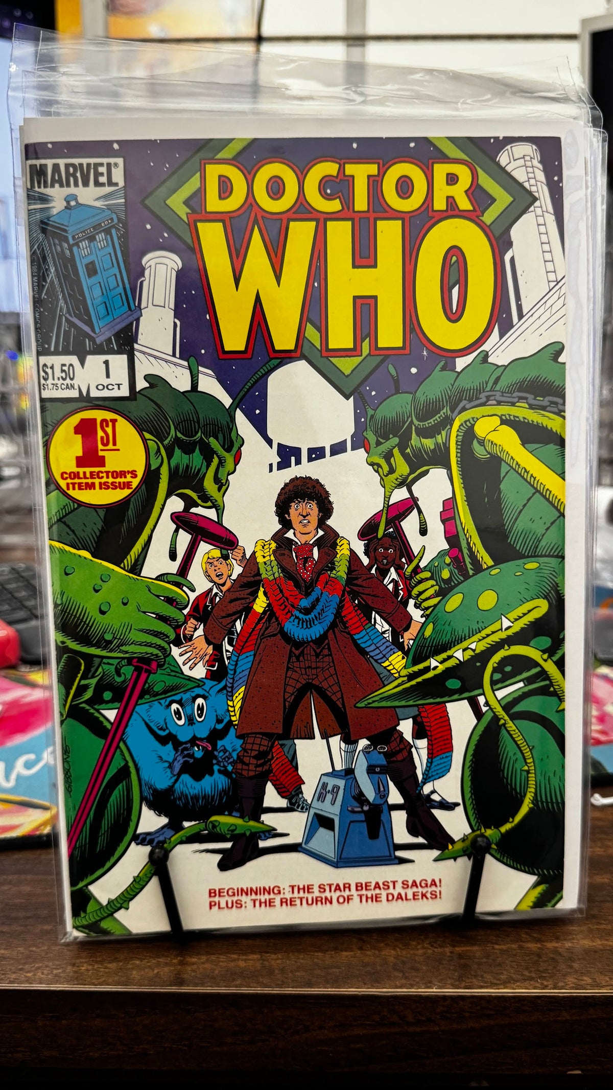Doctor Who (1st Series) #1 (1984) Marvel VF+ 8.5 Bronze Age Dave Gibbons Cover