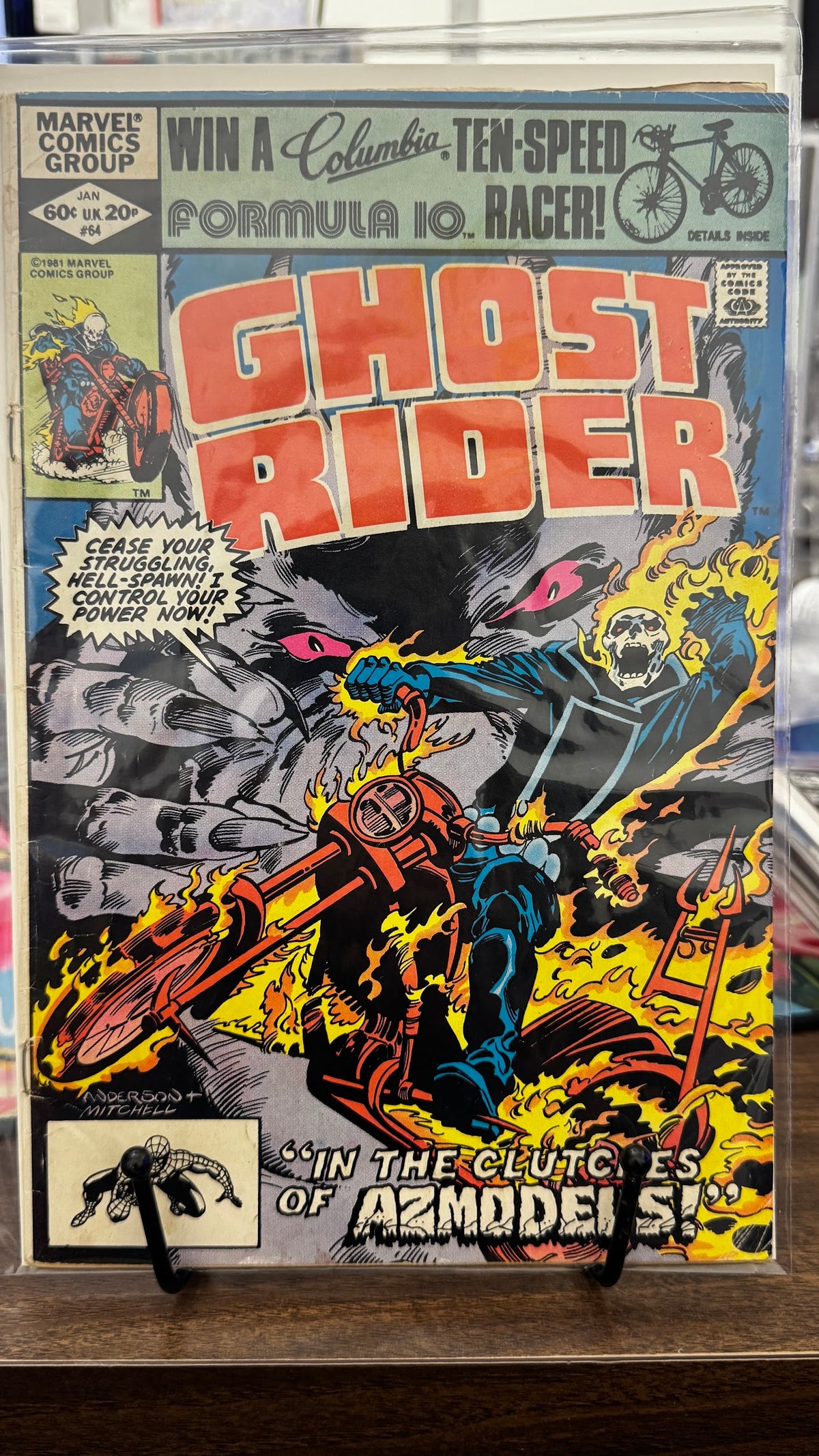 Ghost Rider (Vol. 1) #64 (1981) Marvel FN- 5.5 Bronze Age Brent Anderson Cover