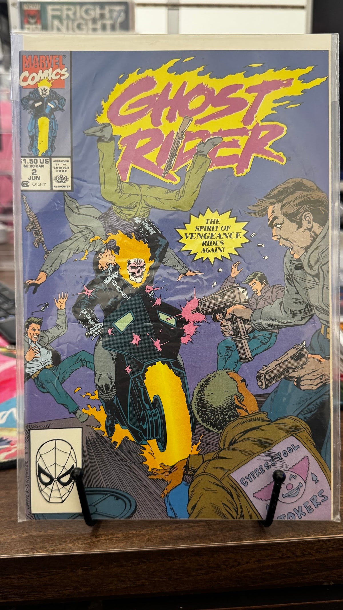 Ghost Rider (Vol. 2) #2 (1990) 1st App Blackout II Magazine Enterprises VF- 7.5