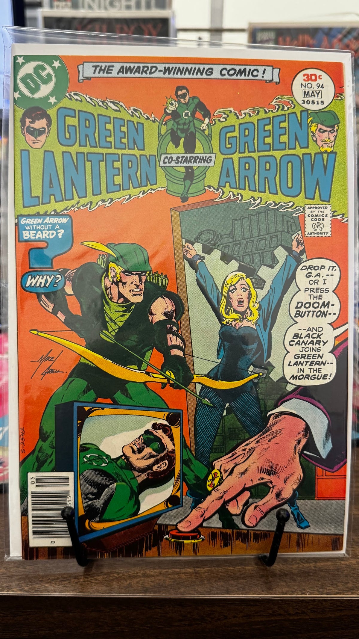 Green Lantern (2nd Series) #94 (1977) DC VF- 7.5 Bronze Age Mike Grell Cover