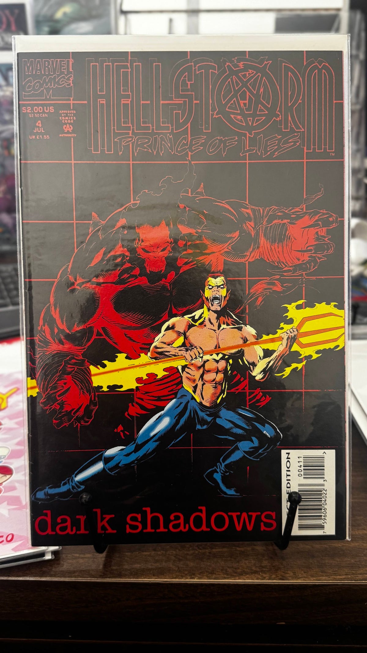 Hellstorm: Prince of Lies #4 (1993) Marvel VF+ 8.5 Modern Age Michael Bair Cover